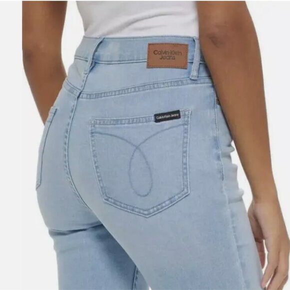 Calvin Klein Jeans Women High Rise Skinny Jean Light Blue (Marina) - Picture 4 of 4